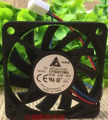 DELTA EFB0612MA 12V 0.12A 2wires 3wires Cooling Fan